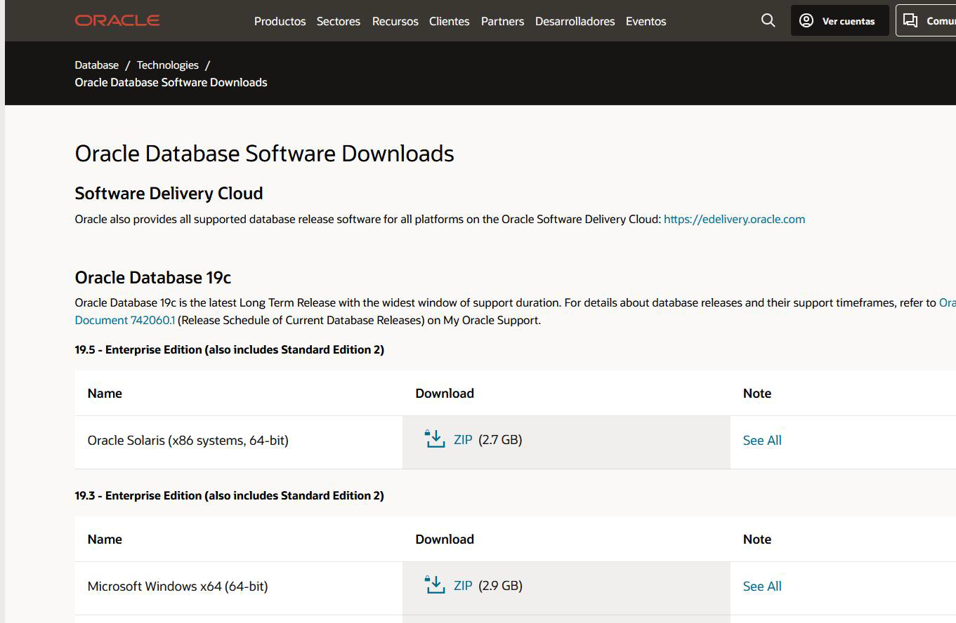 Instalación SQL Developer