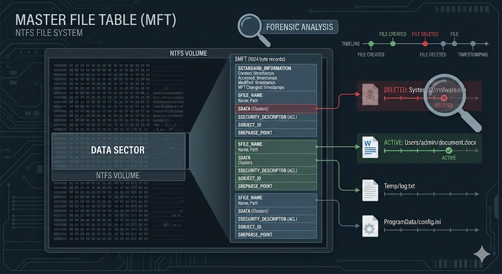 Análisis Forense de la Master File Table (MFT) en Investigaciones DFIR con Velociraptor